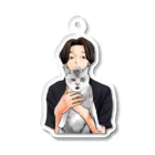 かんさん🐈のかんさんストラップ Acrylic Key Chain