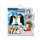 みなとまち層の南半球のペンギンたち Acrylic Key Chain