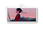 HiJumpショップの桃太郎 Acrylic Key Chain