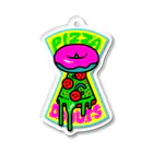 スプーキーの見えざるお店のピザドーナツ Acrylic Key Chain