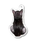 nya nya*のバックショットねこ Acrylic Key Chain