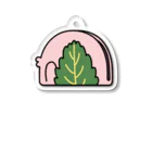 だんごむし売り場のさくらもちむし Acrylic Key Chain