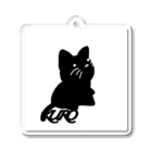 くろねこさんのくろねこさんロゴ Acrylic Key Chain