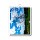 taka_1026の青空に観覧車 Acrylic Key Chain