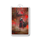 iceのWaiting Nun Acrylic Key Chain