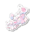 alepienaのkawaii kamo nippon Acrylic Key Chain