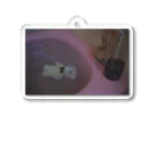 Bathroom__ sozai goods shopのくまと湯船 Acrylic Key Chain