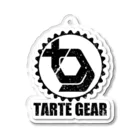 Taku’s ShopのTARTE GEAR WHITE/白 Acrylic Key Chain