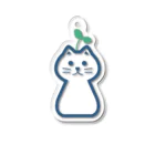 vegan-life-shopのveganねこ アクリルキーホルダー