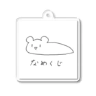 雨とくろねこのなめくじさん Acrylic Key Chain