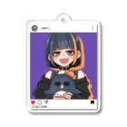 🎃あんの ぷる。のあくりるあんのほるだー Acrylic Key Chain