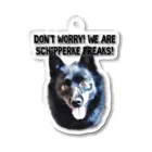 Doggie FreaksのSchipperke Freaks Acrylic Key Chain