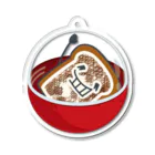 イラスト MONYAAT の食パンのこげこげっちのコロコロカプセル*ak*st Acrylic Key Chain