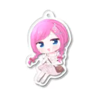 巫護まにの私服まに（ミニスカート） Acrylic Key Chain