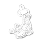 山形屋米店の白版＿クロード・モネ「日傘をさす女」 Acrylic Key Chain