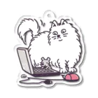 イラスト MONYAAT のワールドワイドでCHU*ak*st Acrylic Key Chain