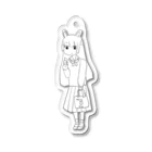 ゆめころ感謝祭のうさぎとアイス Acrylic Key Chain