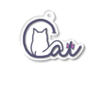 にゃんたまごのCatの中のにゃんこ Acrylic Key Chain