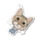 みきぞーん｜保護猫 ミッキー画伯と肉球とおともだちのlizu Acrylic Key Chain