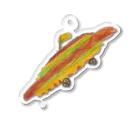 お雑煮のホットドッグ食べたい Acrylic Key Chain