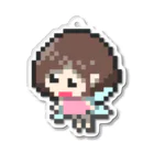 カジテツ玉子のうぷゆー（ドット絵）アクリルキーホルダー Acrylic Key Chain