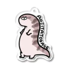 SK/WOOのアオジタトカゲのかげみちゃん Acrylic Key Chain