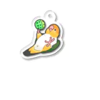 Maeken Gamesのしろはらいんこ Acrylic Key Chain