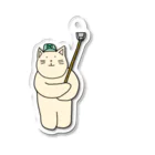 ＋Whimsyの点検ねこ Acrylic Key Chain