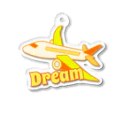 charlolのDREAM イエロー アクリルキーホルダー