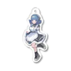 七瀬さくらの七瀬さくら サイバーメイド全身ver. Acrylic Key Chain