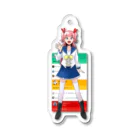 ヤマグチジロウの関橋ぽやみ Acrylic Key Chain