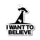 stereovisionのI WANT TO BELIEVE Acrylic Key Chain