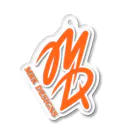 MRK DESIGNSのMD Logo  (Orange) Acrylic Key Chain