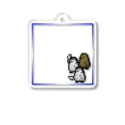 Pixel Dog and PenguinのLittle Edge Penguin アクリルキーホルダー