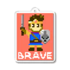 スロータイプ書店 Slowtype BooksのBRAVE ブレイブ 勇者 カラー版 261-1 アクリルキーホルダー