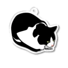 8wariの考える猫 Acrylic Key Chain