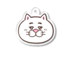 目つきの悪い猫＠いけやけいの顔だけシリーズ Acrylic Key Chain