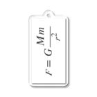 ゴリーメイソンの万有引力方程式 Acrylic Key Chain