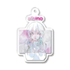 労災ひっぷほっぷのalbino イラスト アクリルキーホルダー Acrylic Key Chain