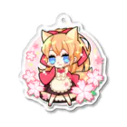 ぽち子のきつねちゃん Acrylic Key Chain