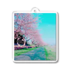 神丸の桜２ Acrylic Key Chain