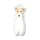 ゆいたっく／犬イラストのワイヤーフォックステリア Acrylic Key Chain