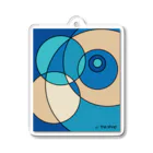 qi the shopのripples color 2 Acrylic Key Chain