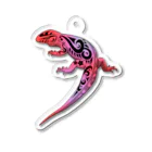 箱庭金魚❀暁姫のトライバル サバンナモニター 赤系 Acrylic Key Chain