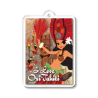 FOXY COLORSのOri Tahiti タヒチアンダンス Acrylic Key Chain