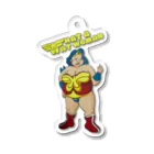 バンズオリジナルの<W.A.F.W> WHAT A FAT WOMAN. Acrylic Key Chain