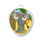 ZOO TYPHOONのアフリカゾウ Acrylic Key Chain