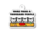 DJ コル の店のMORE THAN A THOUSAND PEOPLE Acrylic Key Chain