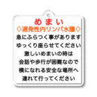 ドライの遅発性内リンパ水腫　めまい　目眩　メマイ　眩暈　浮動性　回転性　難聴 アクリルキーホルダー