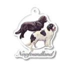 mincora.のニューファン Newfoundland Acrylic Key Chain